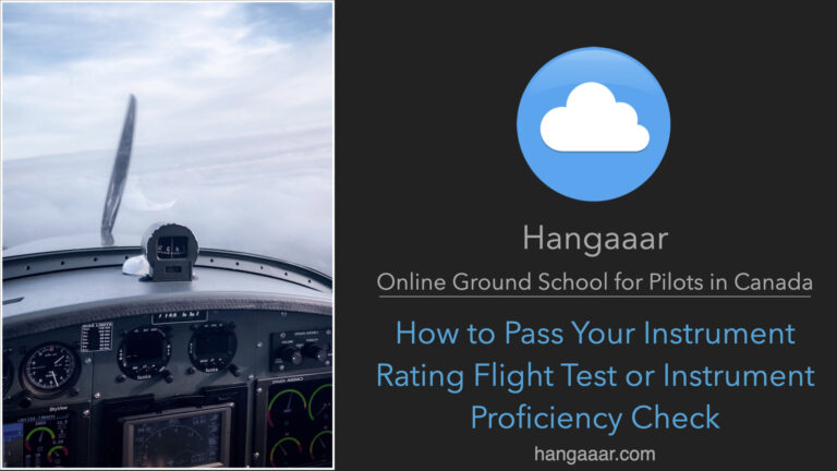 How to Pass Your Instrument Rating Flight Test or Instrument ...