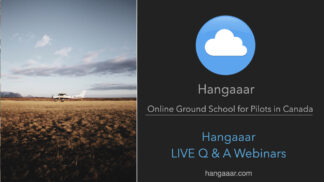 Hangaaar LIVE Q & A Webinars Online Ground School LIVE in Canada